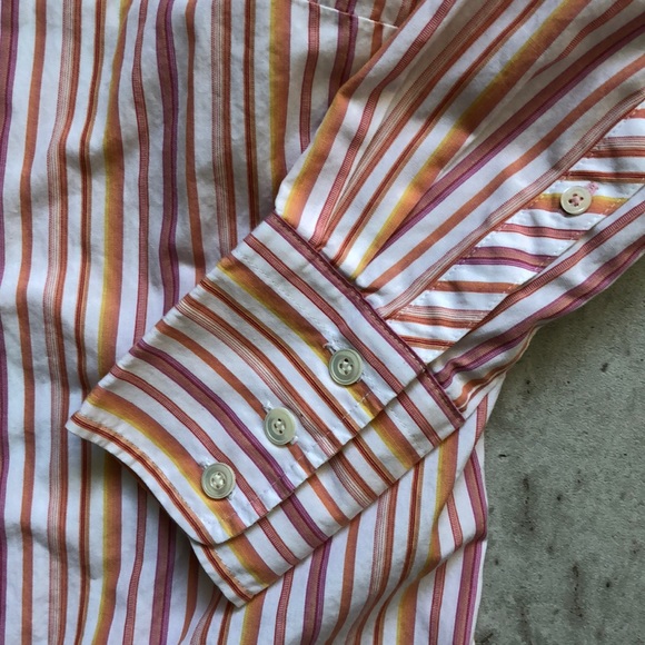 J. Crew button down - pinks/oranges - Picture 2 of 4